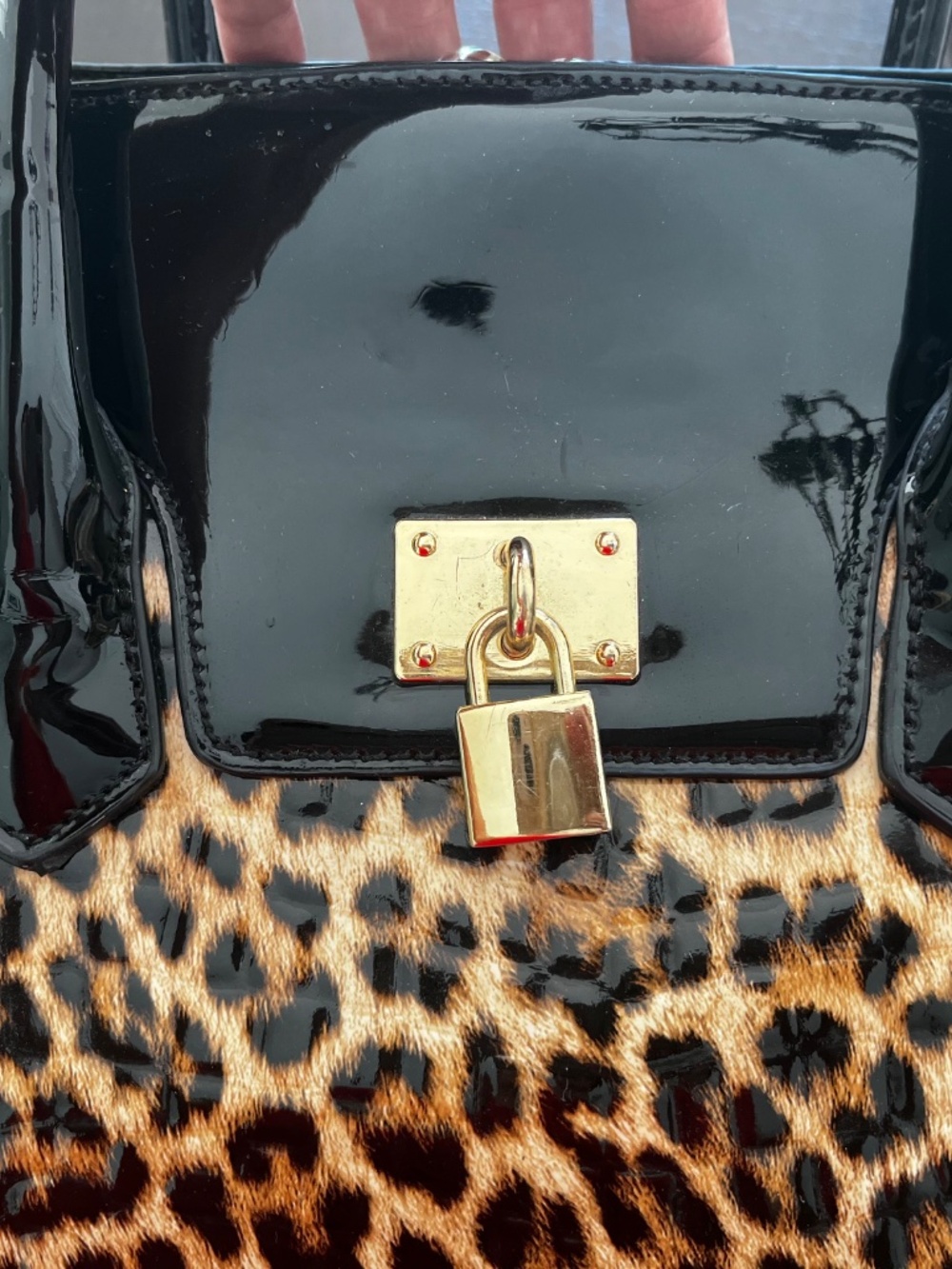 Leopard Print Handbag - Picture 9 of 10